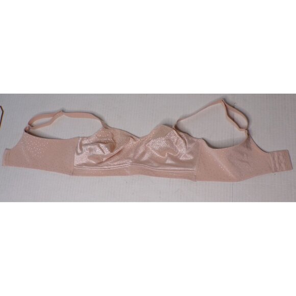 🆕WACOAL Back Appeal Wireless Seamless Unpadded Bra 38B Beige #852303 - Picture 9 of 10